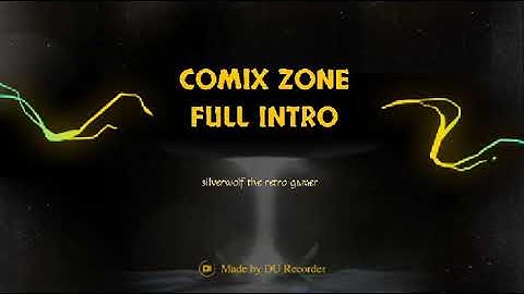 COMIX ZONE FULL INTRO (GENESIS)