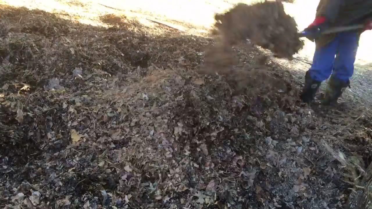 Turning Compost Part 2 YouTube