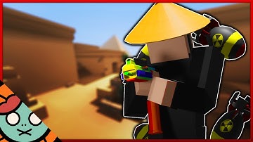 GETTING HACKUSATED WHILE I NUKE!!! (Krunker)