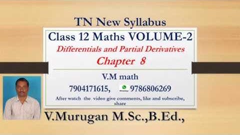 12th Maths  volume  2 Unit 8  Exercise 8.4