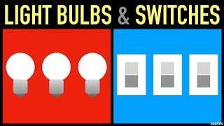 Light Bulbs and Switches Puzzle Explained (Logic Puzzle) screenshot 2