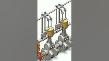 Piston Cylinder Mechanism| #shorts | #solidworks | #autocad | #youtubeshorts | #piston | #mechanical