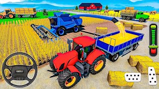 💥 Modern Farm Tractor Simulator 3D 🚜 | Realistic Wheat Harvester Gameplay 🌾 | Android screenshot 2