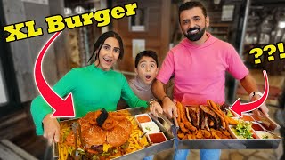 عملنا اضخم برجر في العالم 🍔 وزنها 10 كيلو 😱!