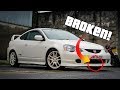 FIRST DRIVE *NIGHTMARE* In My DC5 Integra Type R!