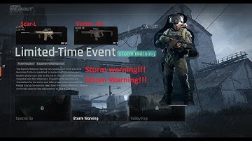 Arena Breakout infinite Storm Warning 1-14-2025