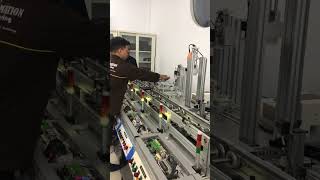 Miniatur Industrial Process Using PLC Siemens S7-300 with ET 200 M Module #siemens #automation