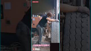 This Female Mechanic Changes A Tire In 08 Minutes!
