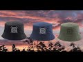 Cutting down the entrie reversible bucket hats