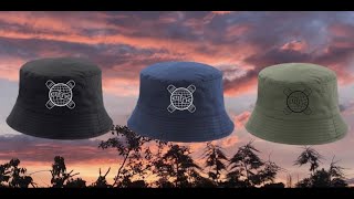 Cutting down the entrie reversible bucket hats