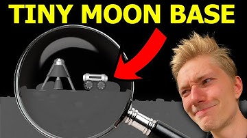 Building a SUPER SMALL MOON BASE in Spaceflight Simulator!!