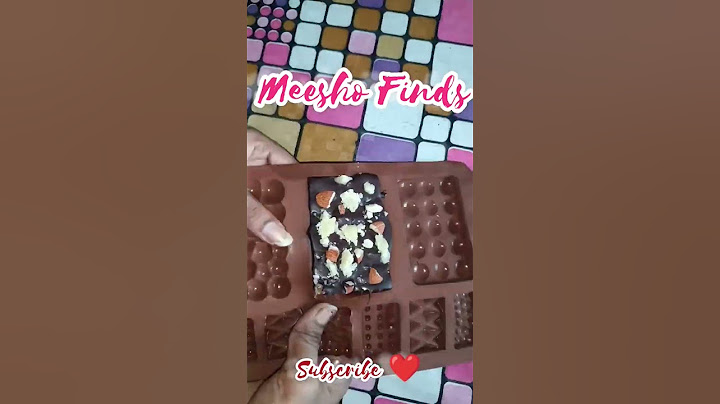 Chocolate Mould🍫#foryou #fyp #youtubeshorts #shorts #ytshorts #meesho #mould #chocolate #meeshofinds
