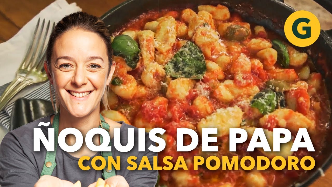 ÑOQUIS de PAPA con SALSA POMODORO 🍅 por Julieta Oriolo | El Gourmet