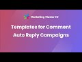 Templates for Comment Auto Reply Campaigns