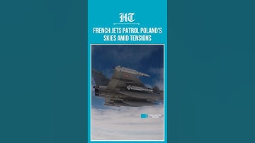 French Military Jets Conduct Aerial Patrols Over Poland Amid Security Concerns | #shorts