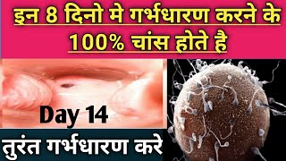 महीने के 8 दिनजब 100% हो सकता है गर्भधारण |ट्रिक आजमाये और तुरंत प्रेग्नेंट हो जाए|#BestcareofWomens