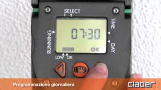 Programmatore Centralina Irrigazione Claber Aquauno Video 8428