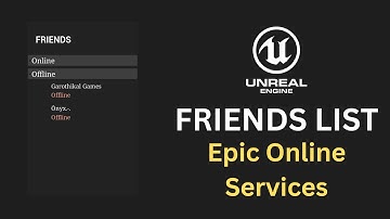 Unreal Engine 5.6 Epic Online Services - EOS Friends List & Invite Player