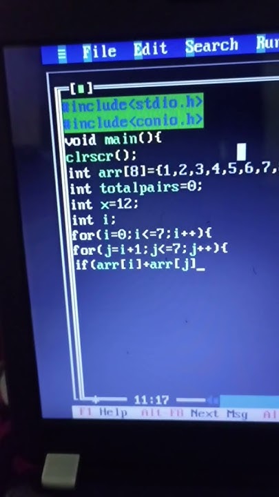 Array pair in c #turbo c#code #coders #c #youtube - YouTube