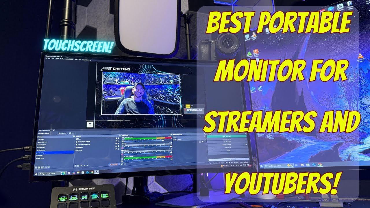 UPERFECT 22 Inch Touch Screen Portable Monitor