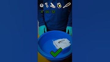 TRY TO GUESS HOW MANY TISSUE PAPER IT TOOK! #experiment #satisfying #asmr #waterexperiment