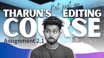 Tharun Speaks Assignment 2.1 Fast Pace Edit #tharunspeaks #videoediting