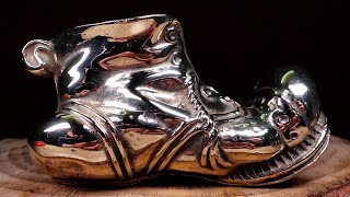 GOLDEN BOOT - Restoration of an Extremely Beautiful Find that will surprise you