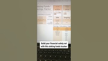 Build your financial safety net with this sinking funds tracker