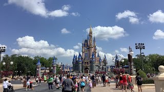 Visiting Walt Disney World Magic Kingdom in Florida 8th May 2024