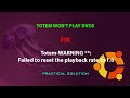 Ubuntu fix  totemwarning  failed to reset the playback rate to 10