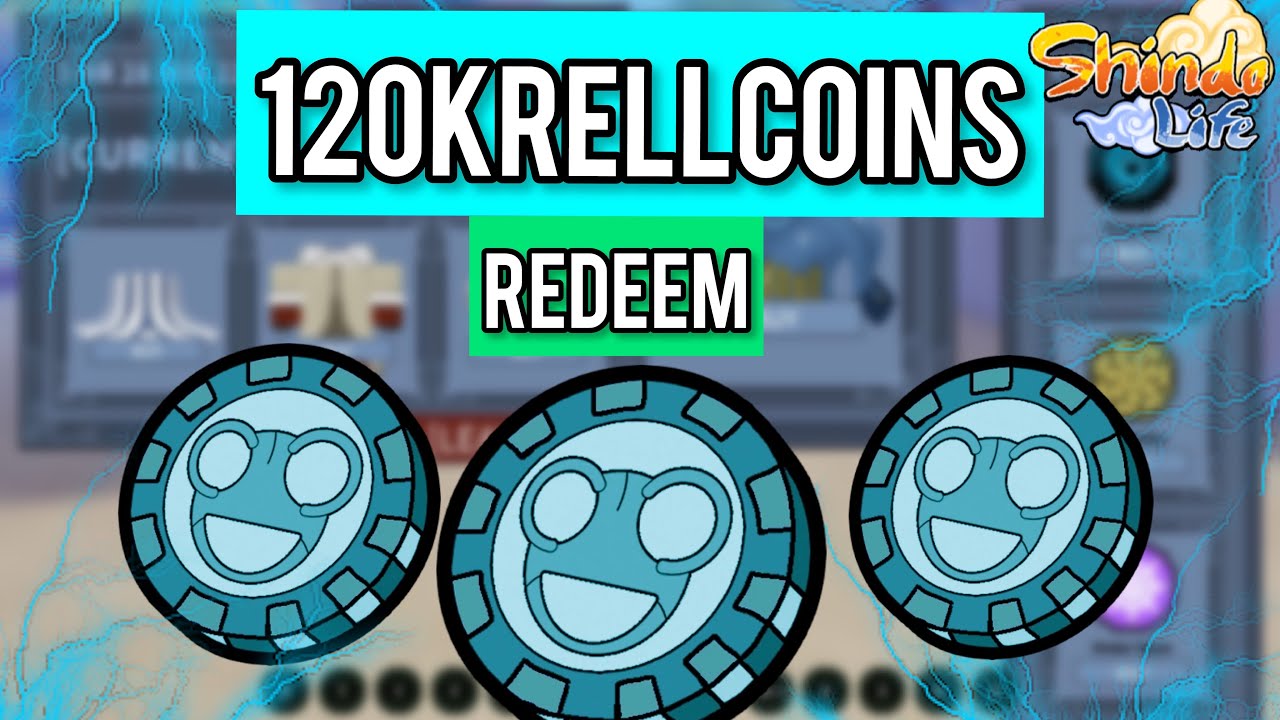 CODE] 120K RELLCOIN CODE!!, RELLCOINS SHOP!!