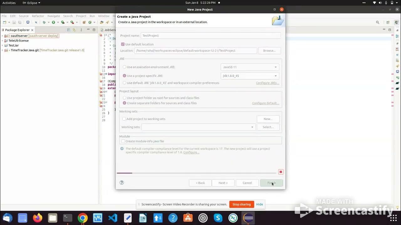 Java Hello World Program using Eclipse - YouTube