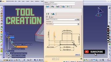 TOOL Creation in Facing Operation/CADCAM/CATIAV5/Tutorial videos/CATIACAM/3dexperience/CAM Tutorial