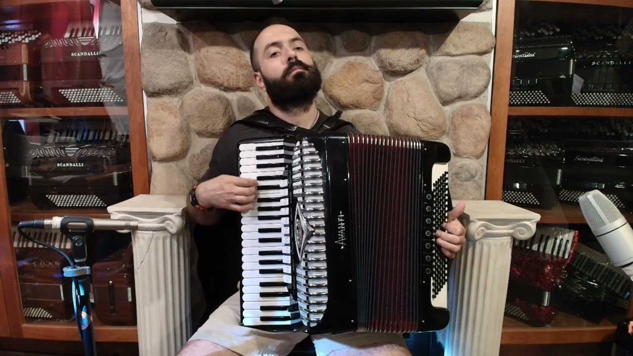 7029 - Black Morbidoni Avanti Piano Accordion LMMM 41 120 $2999