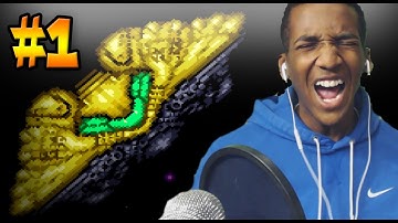 BABY METROID - Super Metroid 100% Part 1 w/ Facecam - Missiles and Bombs - vs Ridley & Chozo Statue