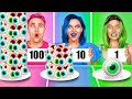 Ultimate 100 Layers Food Challenge || Crazy Food Hacks & Mukbang, Last to Stop Wins! By Kaboom