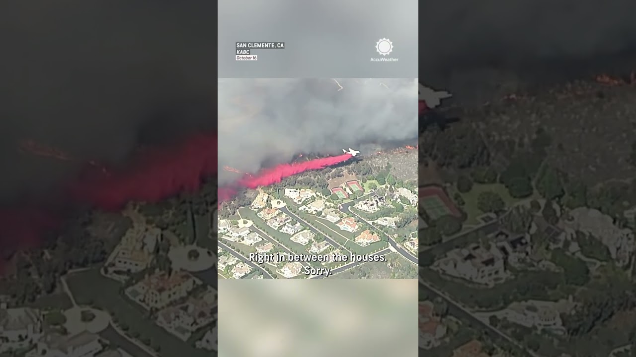 Firefighters Battle California’s Norte Fire With Aerial Drops