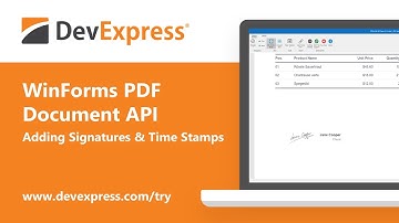 WinForms PDF Document API: Multiple Signatures and Time Stamps