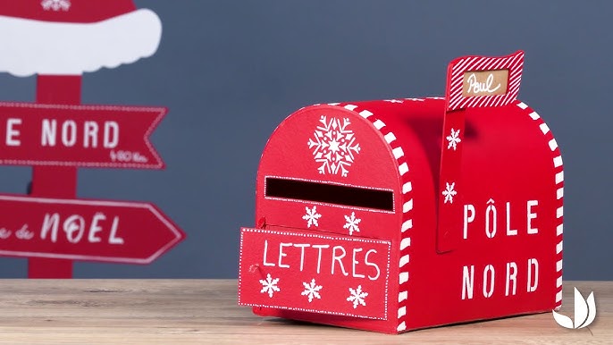DIY : boîte aux lettres Père Noël - Truffaut - YouTube