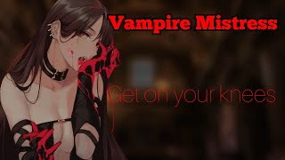 Becoming the Pet to your Vampire Mistress (F4A) (Vampire) (Yandere ASMR) (Thunderstorm background)