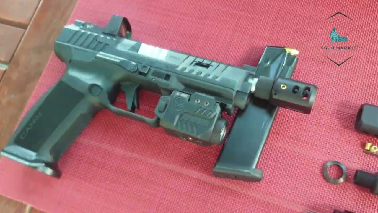მუხრუჭ კომპენსატორები/Muzzle Brake (ფასი 120 ლარი); ადაპტერი M13,5x1 LH-დან 1/2x28 (ფასი 60 ლარი)