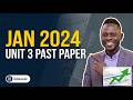 Business AL Past Paper WBS13/01: Jan 2024 Q2 &amp; Q3)