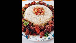 Special Juicy Chicken with Bagara Rice recipe|Full video on my YouTube channel recipeshorts