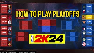 How to play playoffs in NBA 2K24 (NEXT GEN/CURRENT GEN)