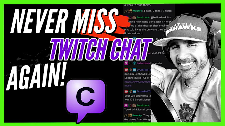 How to NEVER miss your TWITCH chat again!