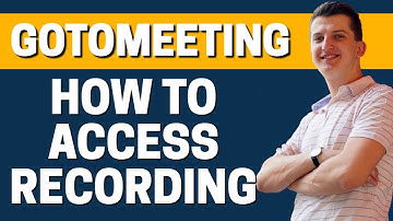 How To Access Recordings In GoToMeeting
