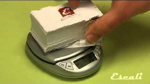 Escali Pico Digital Scale - Product Overview