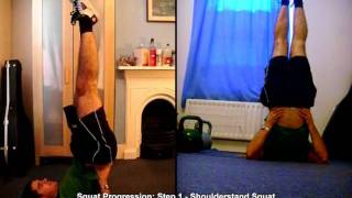 [No Audio] Squat Progression - Step 1 - Shoulderstand.avi
