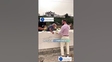 Mortar free Perlite Block Building by System 3E  #construction #civilconstruction #civilengineering