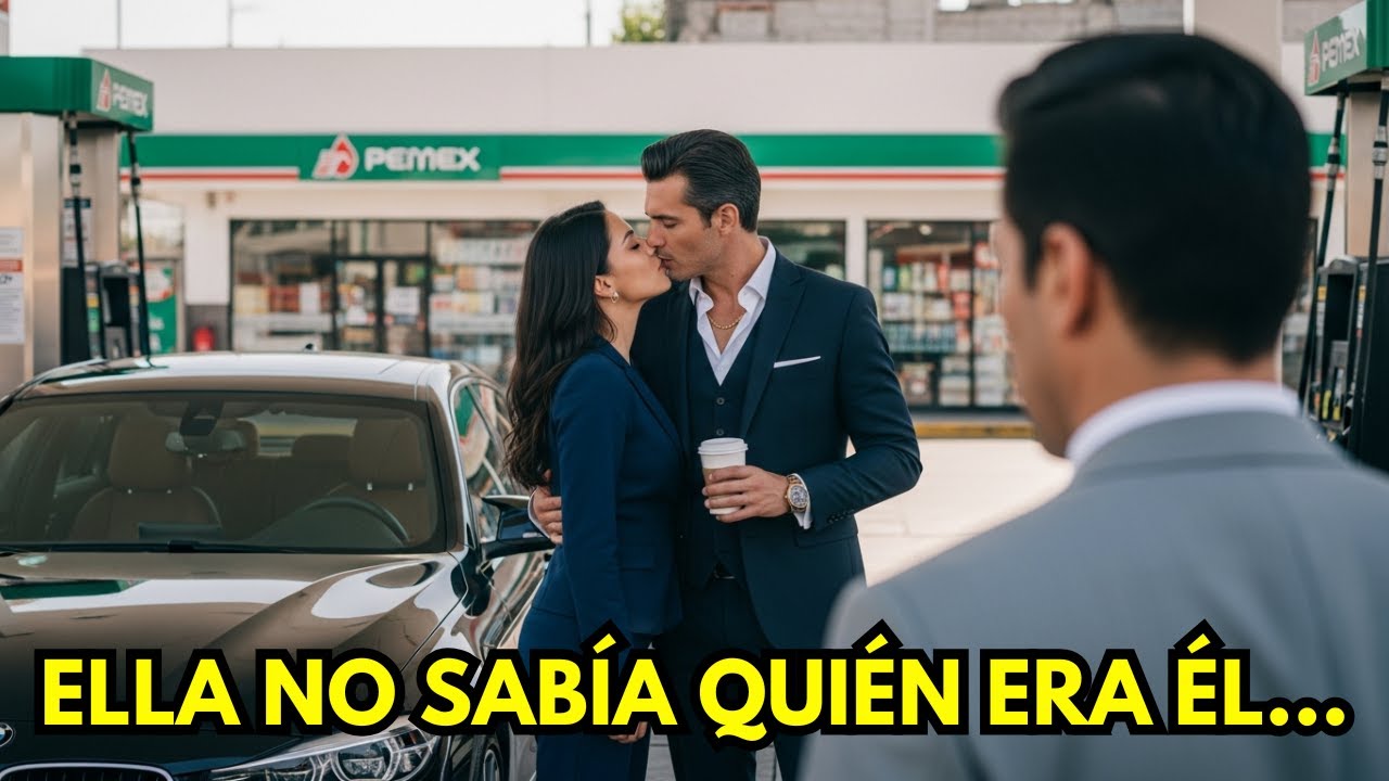 BESÓ AL DESCONOCIDO EN LA GASOLINERA PARA EVITAR A SU EX…SIN SABER QUE ERA UN MAGNATE PETROLERO